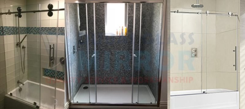Sliding Door Shower Enclosure