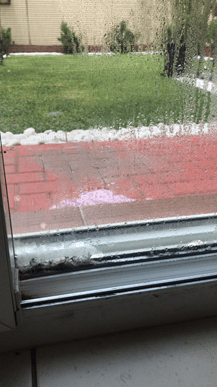 double glazed glass